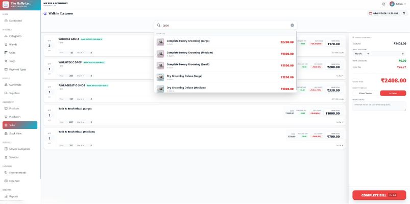 Fluffy Lounge Retail POS & Desktop Billing App