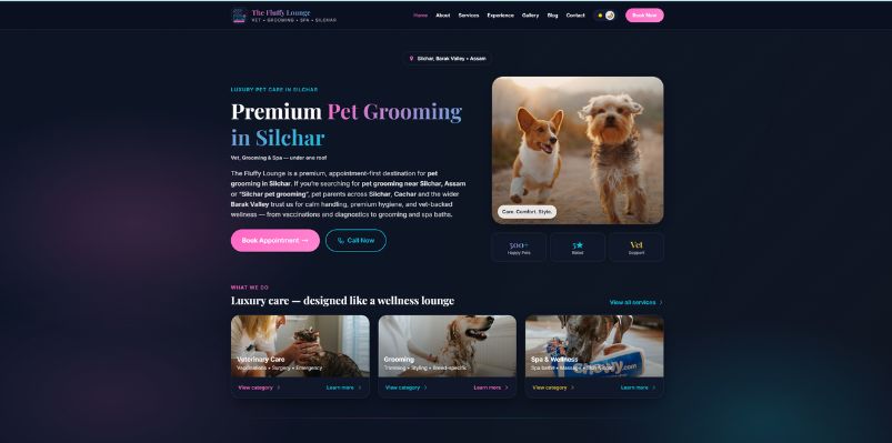 The Fluffy Lounge - Luxury Pet Care Brand